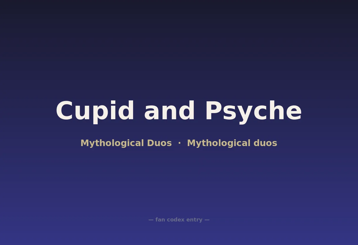 Cupid and Psyche