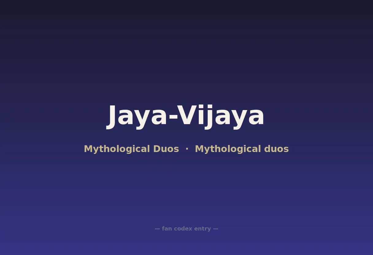 Jaya-Vijaya